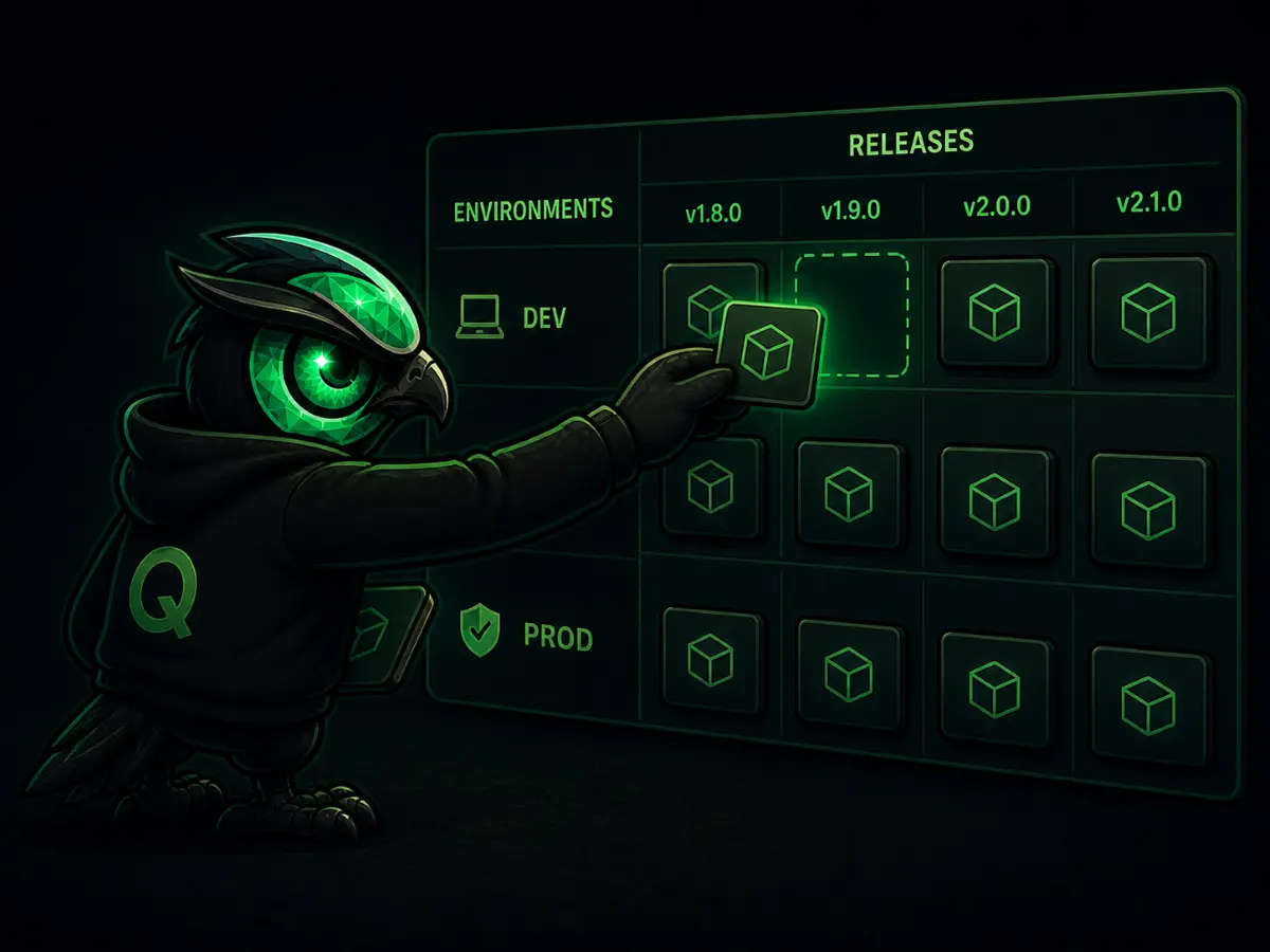 Environments and releases as first-class concepts in Quaze